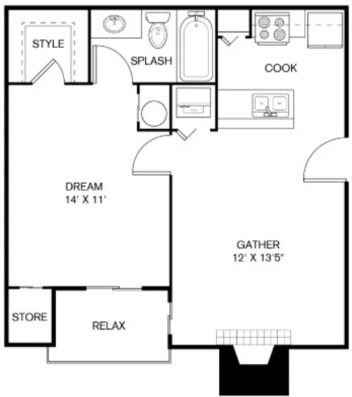 The Sage at 1955 floor plan 3
