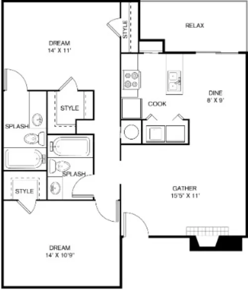 The Sage at 1955 floor plan 30