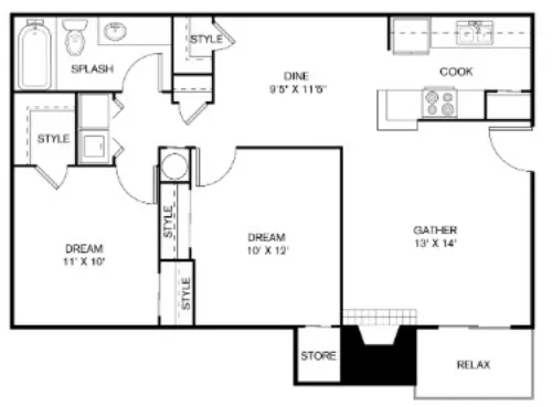 The Sage at 1955 floor plan 37