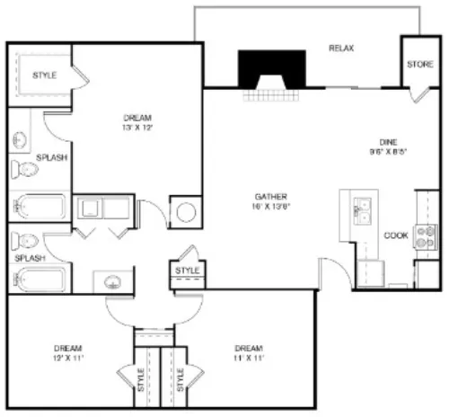 The Sage at 1955 floor plan 38