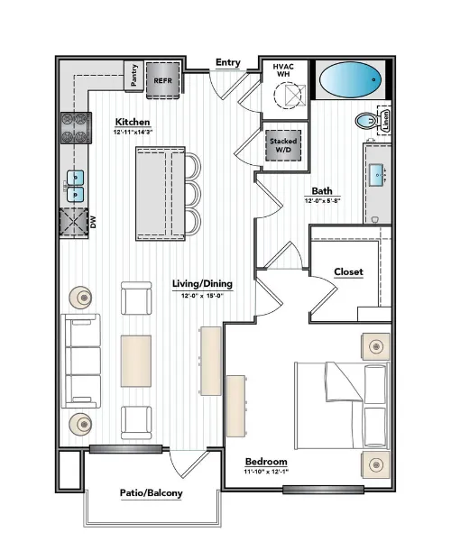 The Savoy Apartments floor plan 3