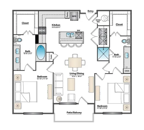 The Savoy Apartments floor plan 6