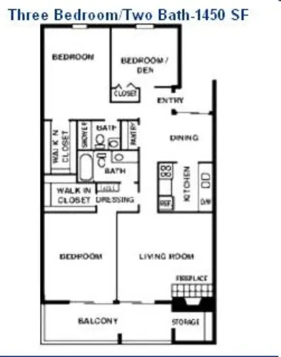 The Solana Apartments El Paso Floorplan 3