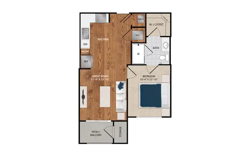 The Sterling at Oak Hills San Antonio Floorplan 1