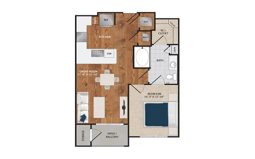 The Sterling at Oak Hills San Antonio Floorplan 2