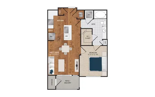 The Sterling at Oak Hills San Antonio Floorplan 3