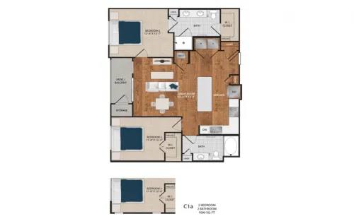 The Sterling at Oak Hills San Antonio Floorplan 6