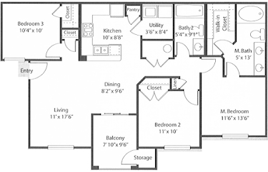 The Tuscany at Mesa Hills El Paso Floorplan 5