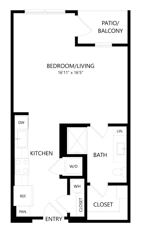 The Union at Stockyards Fort Worth Apartment Floorplan 2