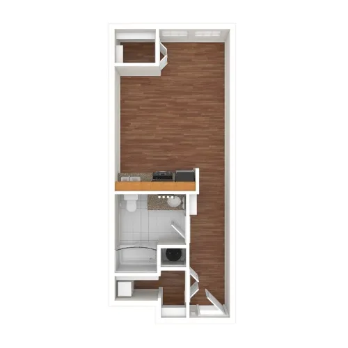 The Vintage floor plan 1