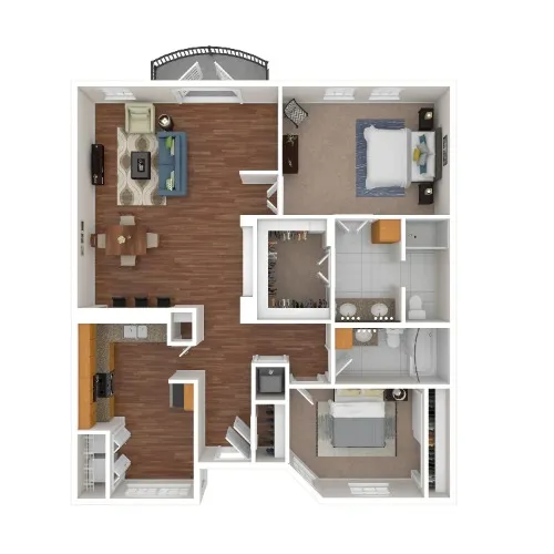 The Vintage floor plan 10