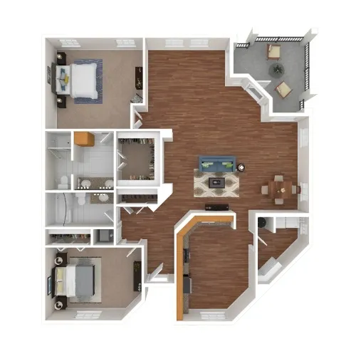 The Vintage floor plan 12
