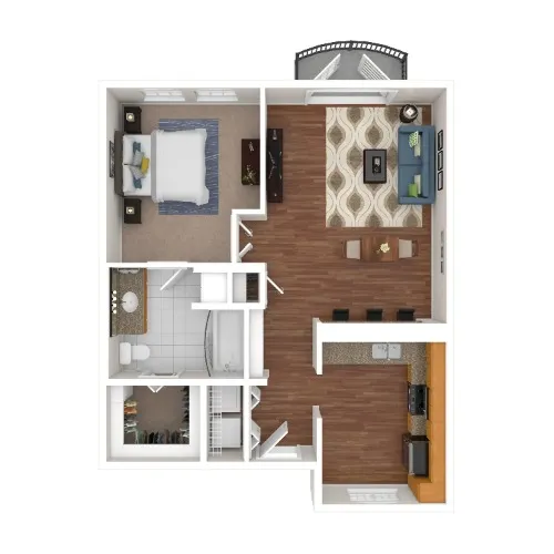 The Vintage floor plan 4