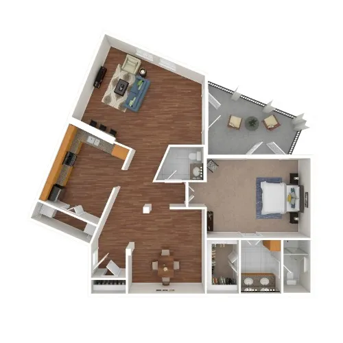 The Vintage floor plan 7