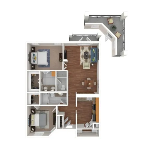 The Vintage floor plan 8