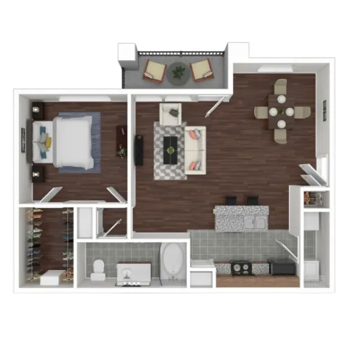 The Wyatt at Presidio Junction Fort Worth FloorPlan 3