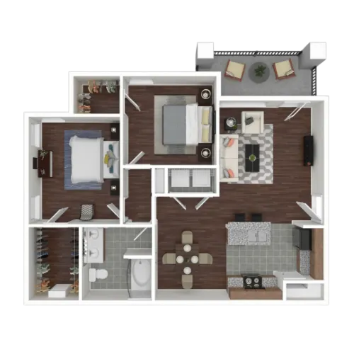 The Wyatt at Presidio Junction Fort Worth FloorPlan 4