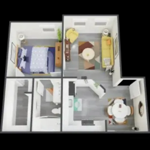 Tides on Oakland Hills Fort Worth FloorPlan 1