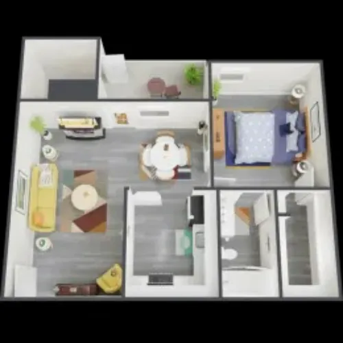 Tides on Oakland Hills Fort Worth FloorPlan 2