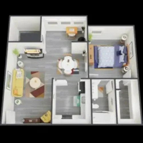 Tides on Oakland Hills Fort Worth FloorPlan 3