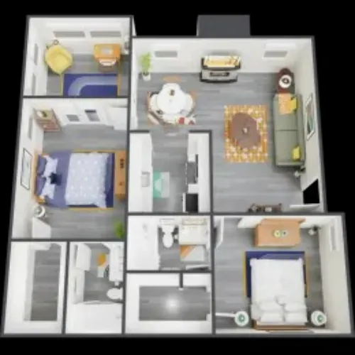 Tides on Oakland Hills Fort Worth FloorPlan 6