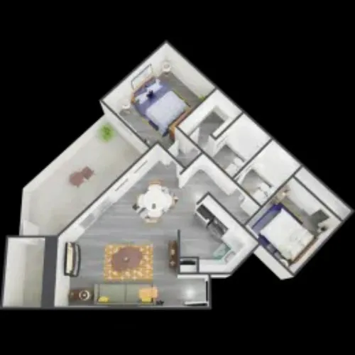 Tides on Oakland Hills Fort Worth FloorPlan 7