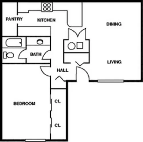Timberwolf Apartments El Paso FloorPlan 3