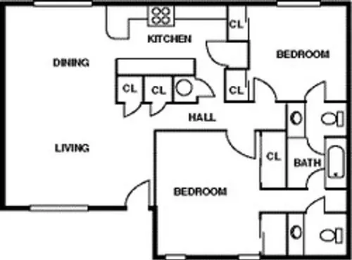 Timberwolf Apartments El Paso FloorPlan 5