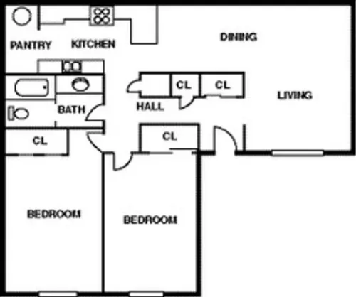 Timberwolf Apartments El Paso FloorPlan 6