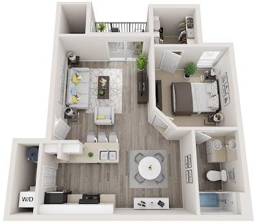 Trailside Apartments San Antonio FloorPlan 2