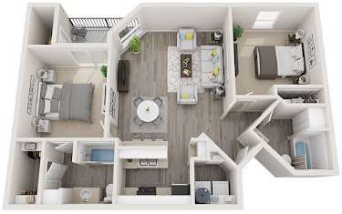 Trailside Apartments San Antonio FloorPlan 3