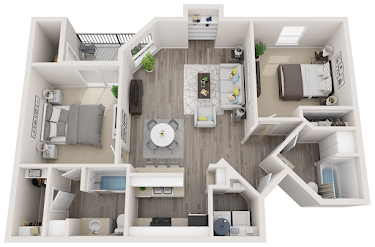 Trailside Apartments San Antonio FloorPlan 4