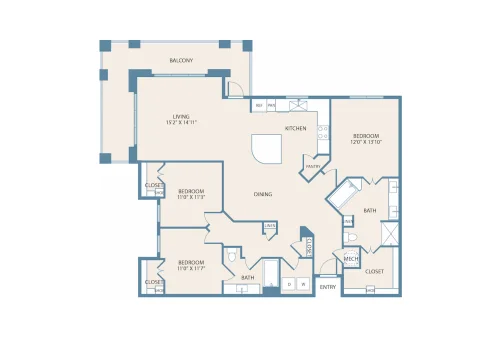 Tribute at the Rim San Antonio Floorplan 14