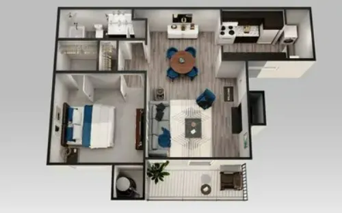 Trinity Meadows Apartments Fort Worth FloorPlan 3