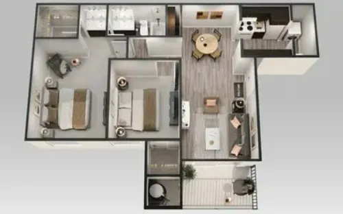 Trinity Meadows Apartments Fort Worth FloorPlan 4