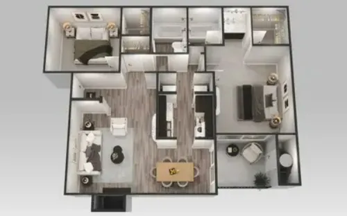 Trinity Meadows Apartments Fort Worth FloorPlan 6