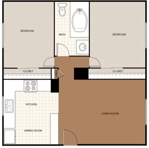 Trinity Place Apartments El Paso Floorplan 4