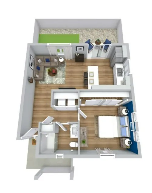 VLux Trails Fort Worth FloorPlan 1