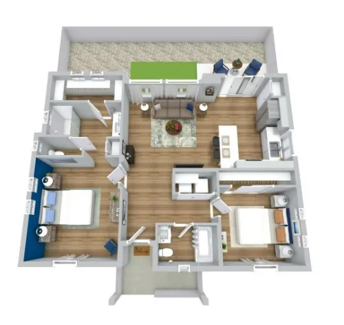 VLux Trails Fort Worth FloorPlan 2