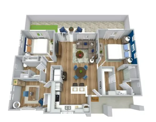VLux Trails Fort Worth FloorPlan 3