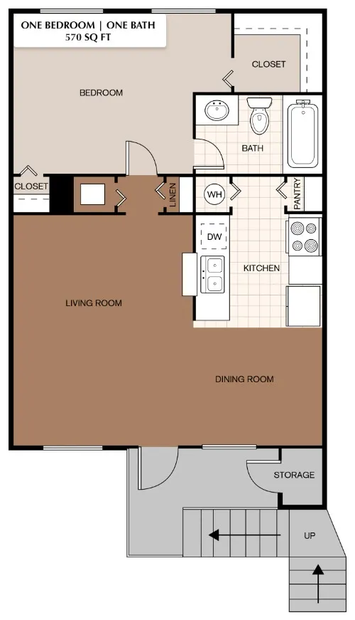 Valley Place Apartments floor plan 1