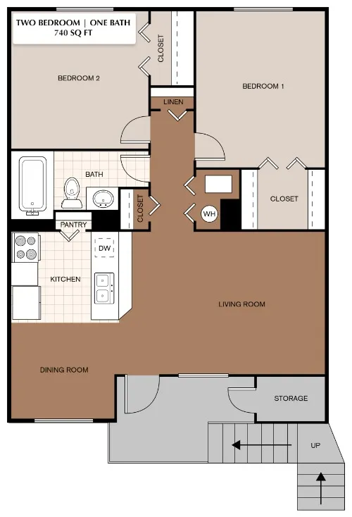 Valley Place Apartments floor plan 2