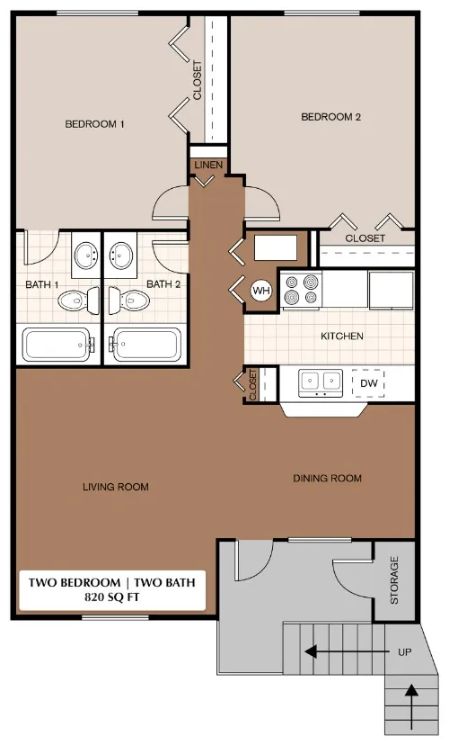 Valley Place Apartments floor plan 3