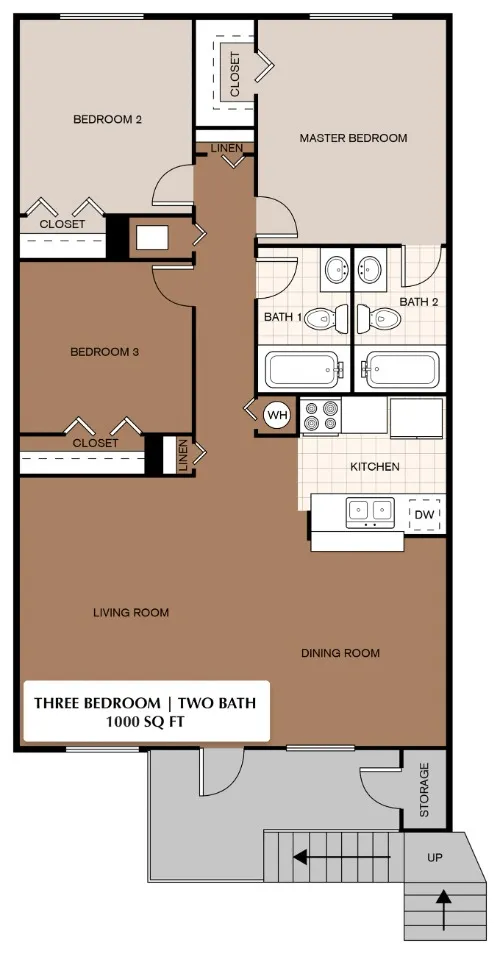 Valley Place Apartments floor plan 4