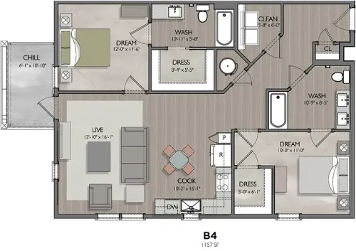 Vecina Apartment Villas Floor plan 14