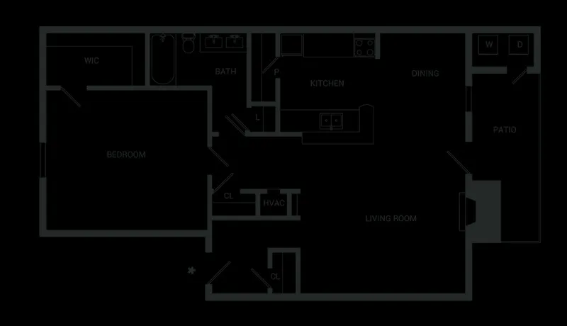 Venue at 8651 Apartments Fort Worth FloorPlan 2