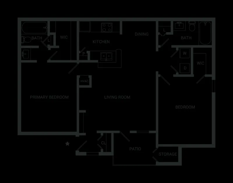Venue at 8651 Apartments Fort Worth FloorPlan 5