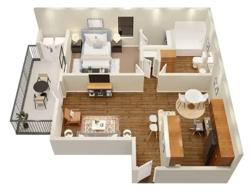 Verandas at Alamo Ranch Apartments floor plan 3