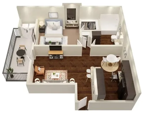 Verandas at Alamo Ranch Apartments floor plan 4