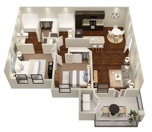 Verandas at Alamo Ranch Apartments floor plan 5